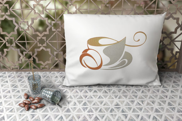Cup of Coffee Embroidery