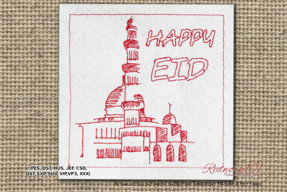 Eid Celebrations Lineart Design