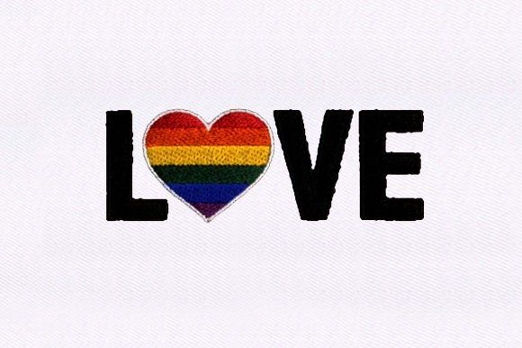 Equally Love Embroidery Design