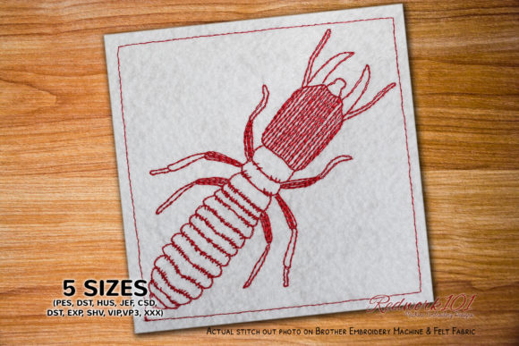 Termite Creature Redwork Review