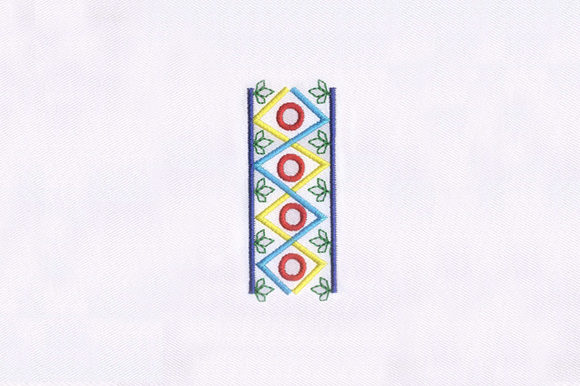 Vertical Quilting Embroidery Design
